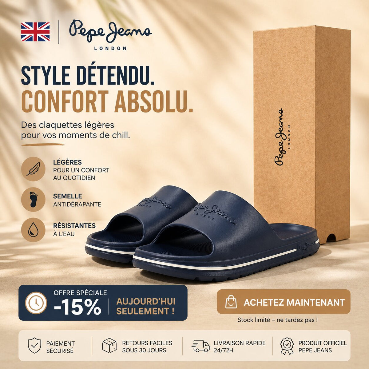 Pepe Jeans Beach Slide M PMS70159-575