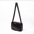 Sac Bandoulière Urbain en Simili Cuir Rouge terre brûlée 31017