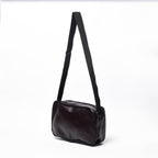 Sac Bandoulière Urbain en Simili Cuir Rouge terre brûlée 31017