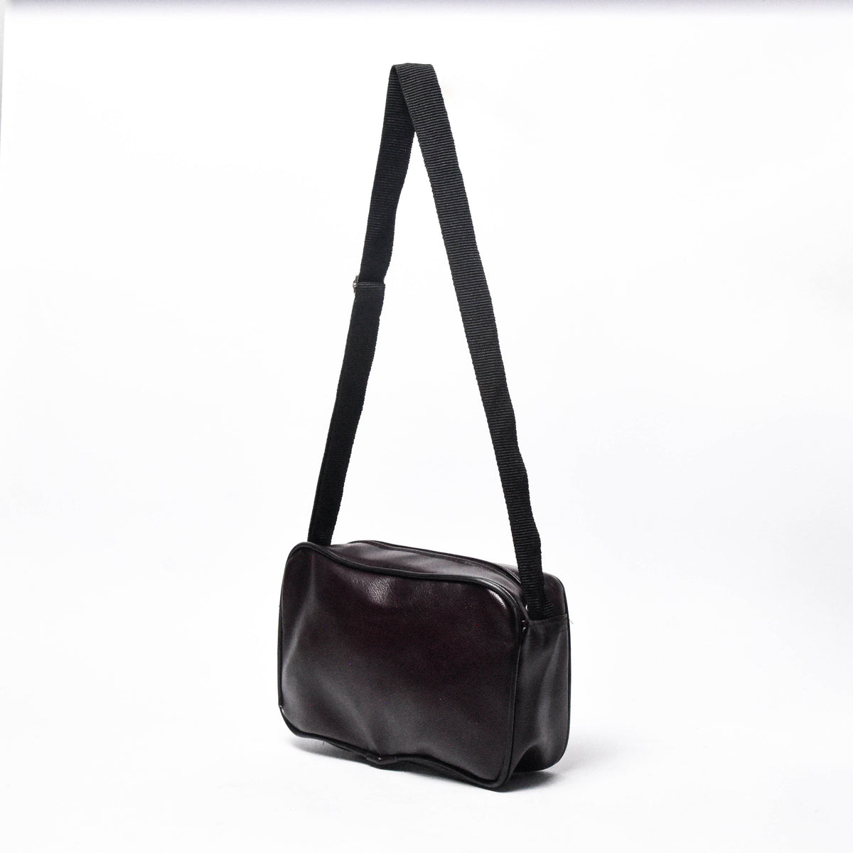 Sac Bandoulière Urbain en Simili Cuir Rouge terre brûlée 31017