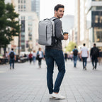 Sac a dos gris 31018