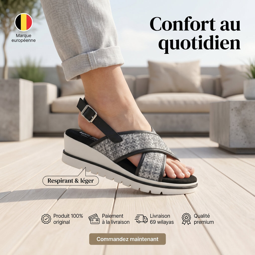 Safety Jogger Sandales Femme Référence : 611601-BLK-BLK