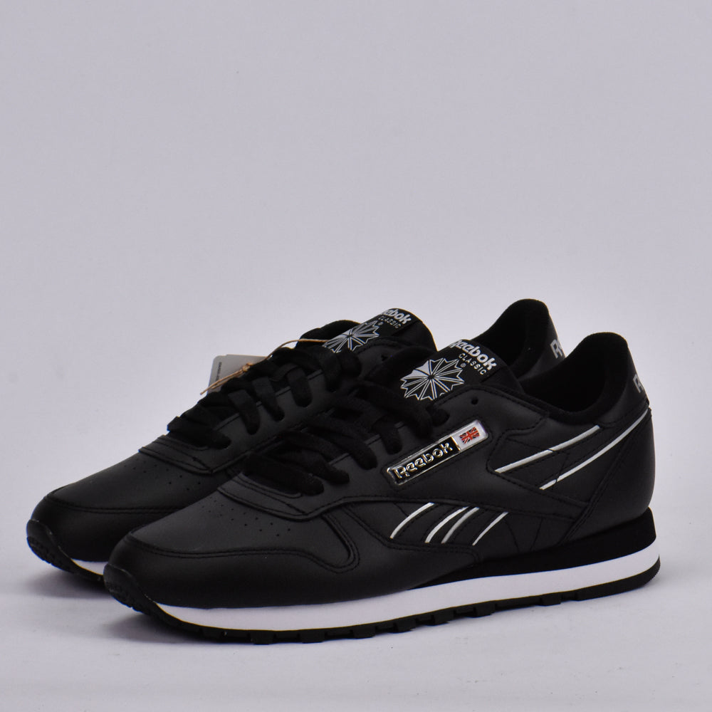 REEBOK CLASSIC LEATHER BLACKBLACKWHITE 100201124