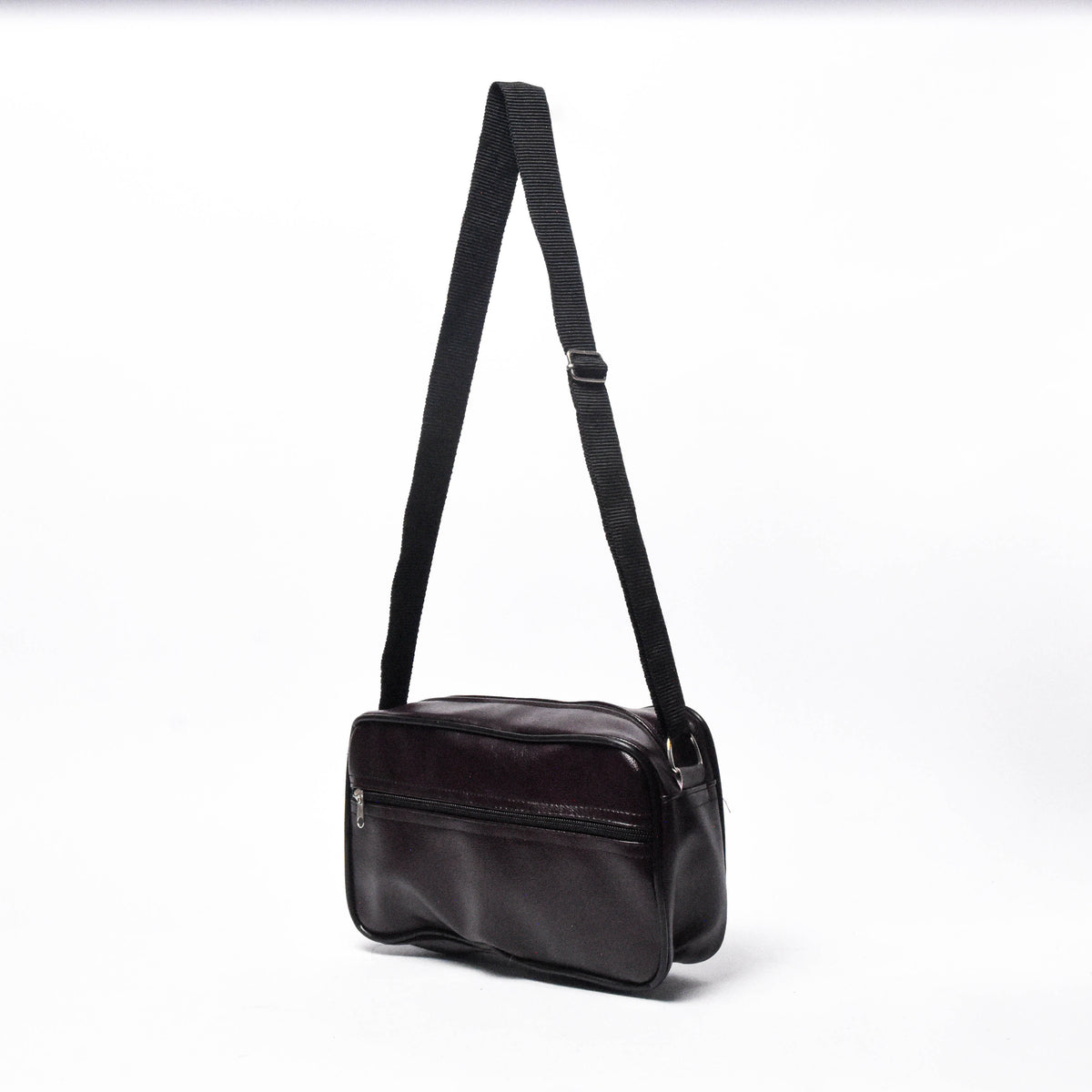 Sac Bandoulière Urbain en Simili Cuir Rouge terre brûlée 31017