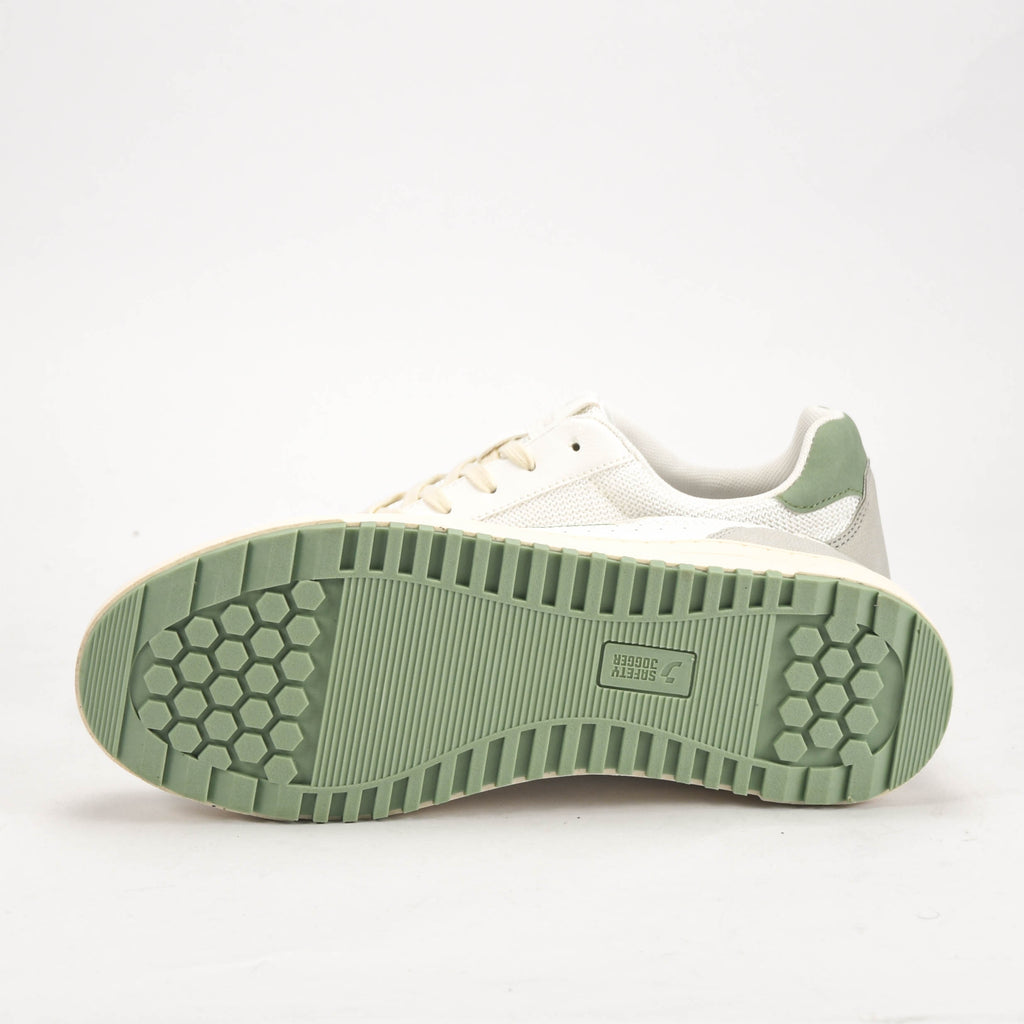SAFETY JOGGER SHOES 11623-WHT-GRN