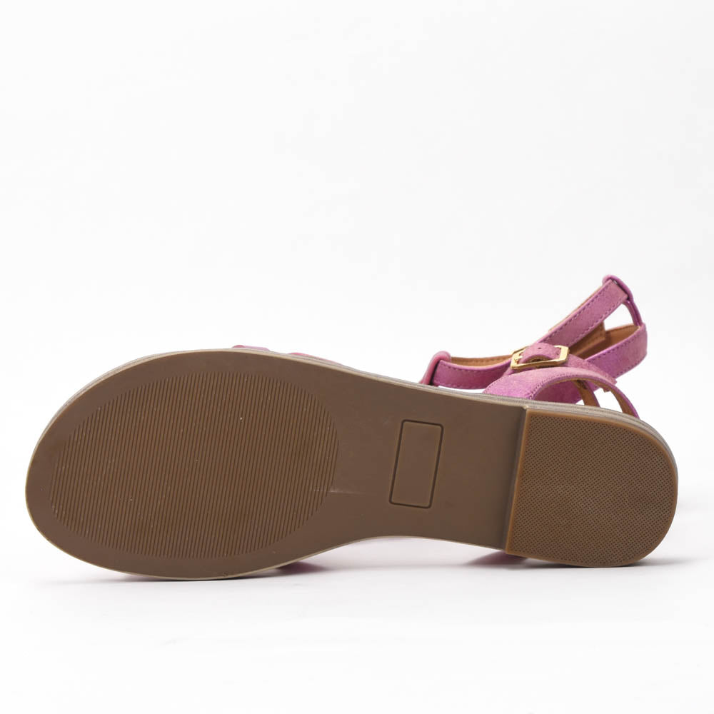 Safety Jogger Sandales Plates Femme Référence : 610161-FUC-NAT