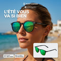 Northweek Wall Matte Black  Green Polarized Sunglasses NDW100001